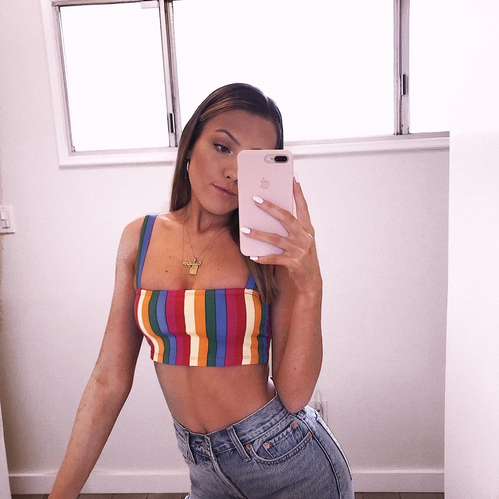 Rainbow top